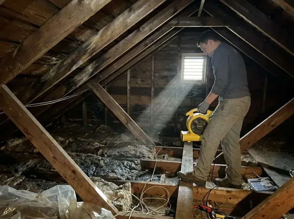attic-water-damage-drying-proc-007 — frequently asked questions, Emergency Water Extraction & 24/7 Flood Response in Brazori…